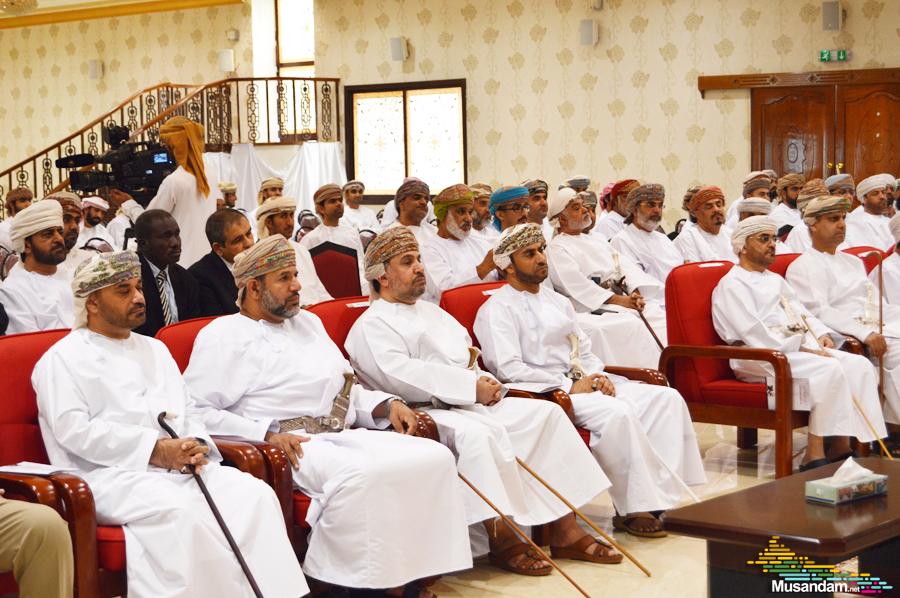 تحت رعاية سعادة السيد خليفة بن المرداس - محافظ مسندم - مجلس الشؤون