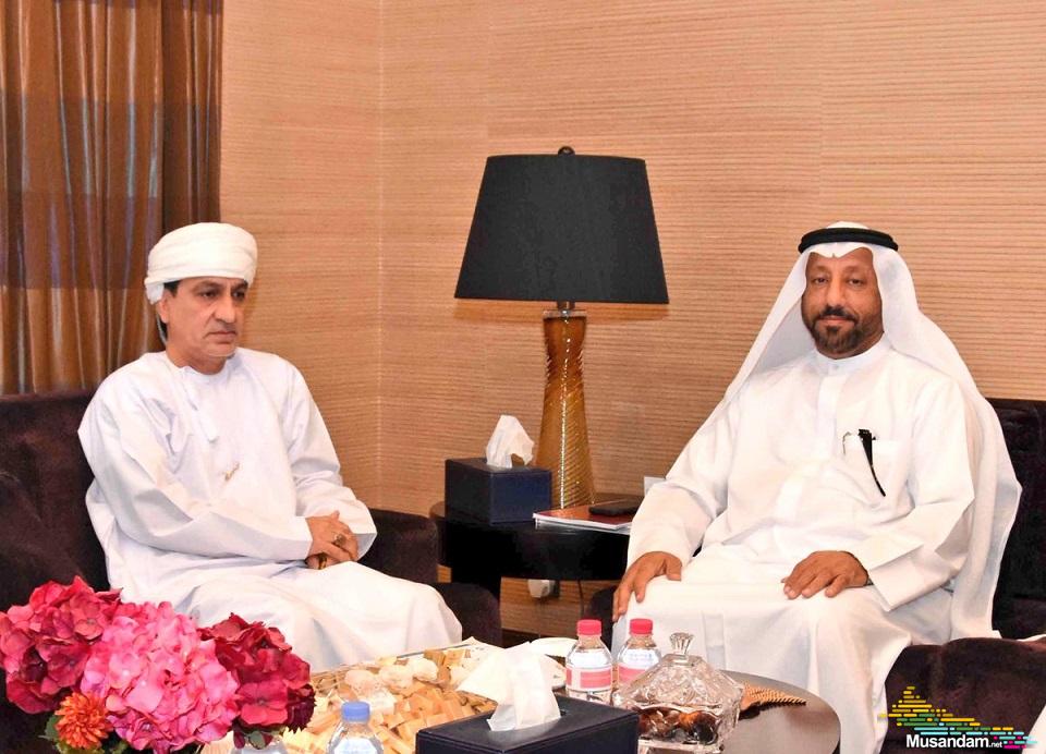 الرئيسي رئيس غرفة مسندم يلتقي بسعادة عبد الله العويس رئيس مجلس غرفة الرئيسي رئيس غرفة مسندم يلتقي بسعادة عبد الله العويس رئيس مجلس غرفة