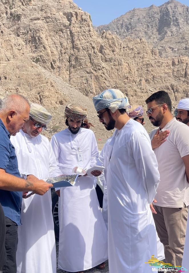وكيل وزارة الثروة الزراعية والسمكية وموارد المياه لموارد المياه يتفقّد سير العمل في مشروع سد ليما بولاية خصب